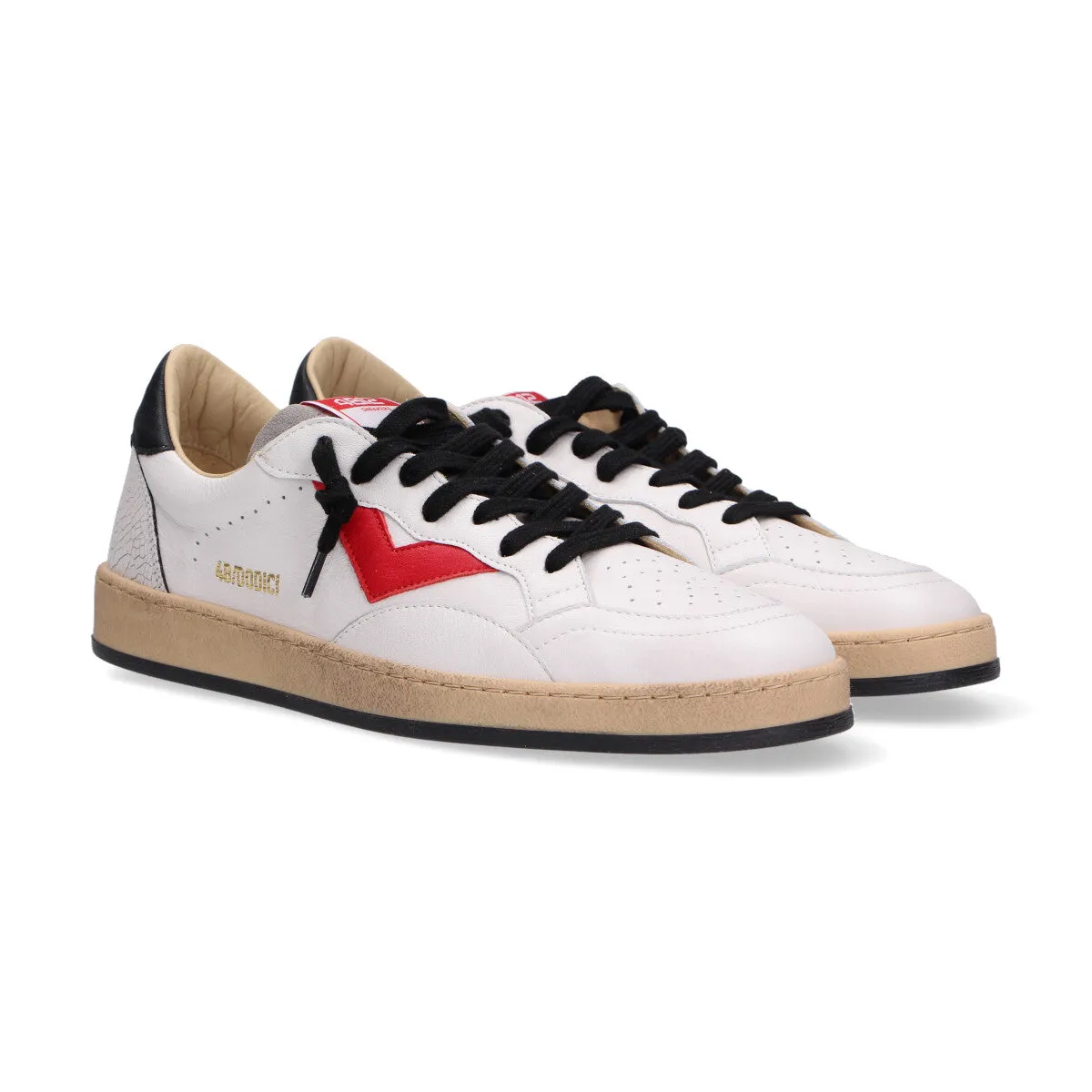 4B12 sneakers Play New bianco rosso nero