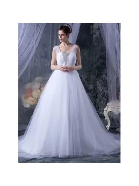 ALEXANDRIA - Abito da Sposa Spalline in Tulle