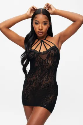 Ann Summers Sirenic - Abito in Pizzo allacciato al collo