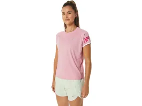 ASICS ICON SS TOP Fruit Punch t-shirt tecnica running donna