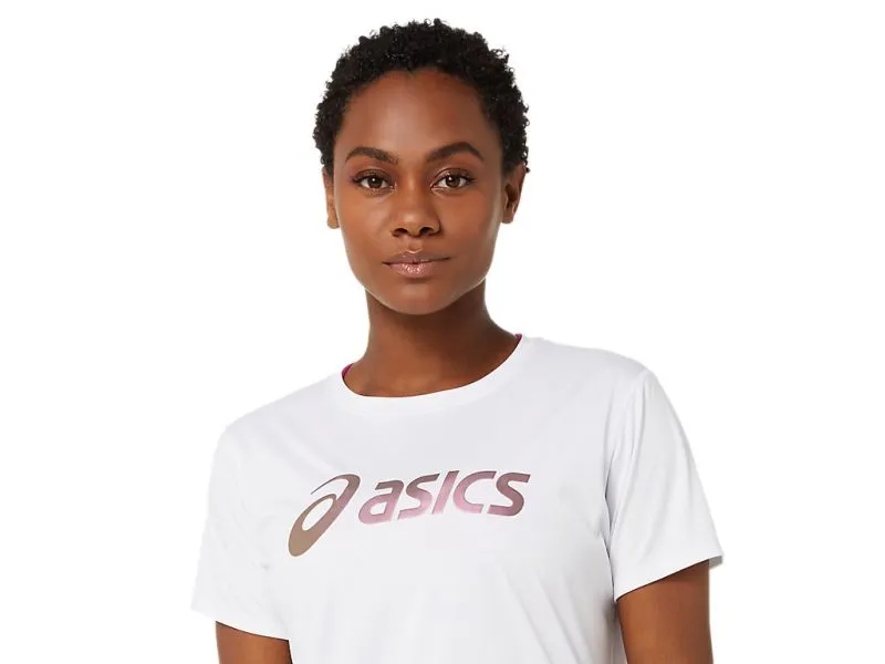 ASICS SAKURA TOP Brilliant White t-shirt tecnica running