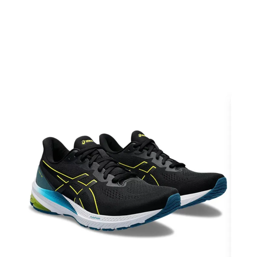 ASICS SNEAKERS GT1000 12 1011B631-005 NERO-GIALLO