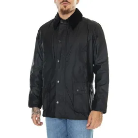 Barbour M's Ashby Wax Jacket Black / Classic - Giacca Invernale Uomo Nera    