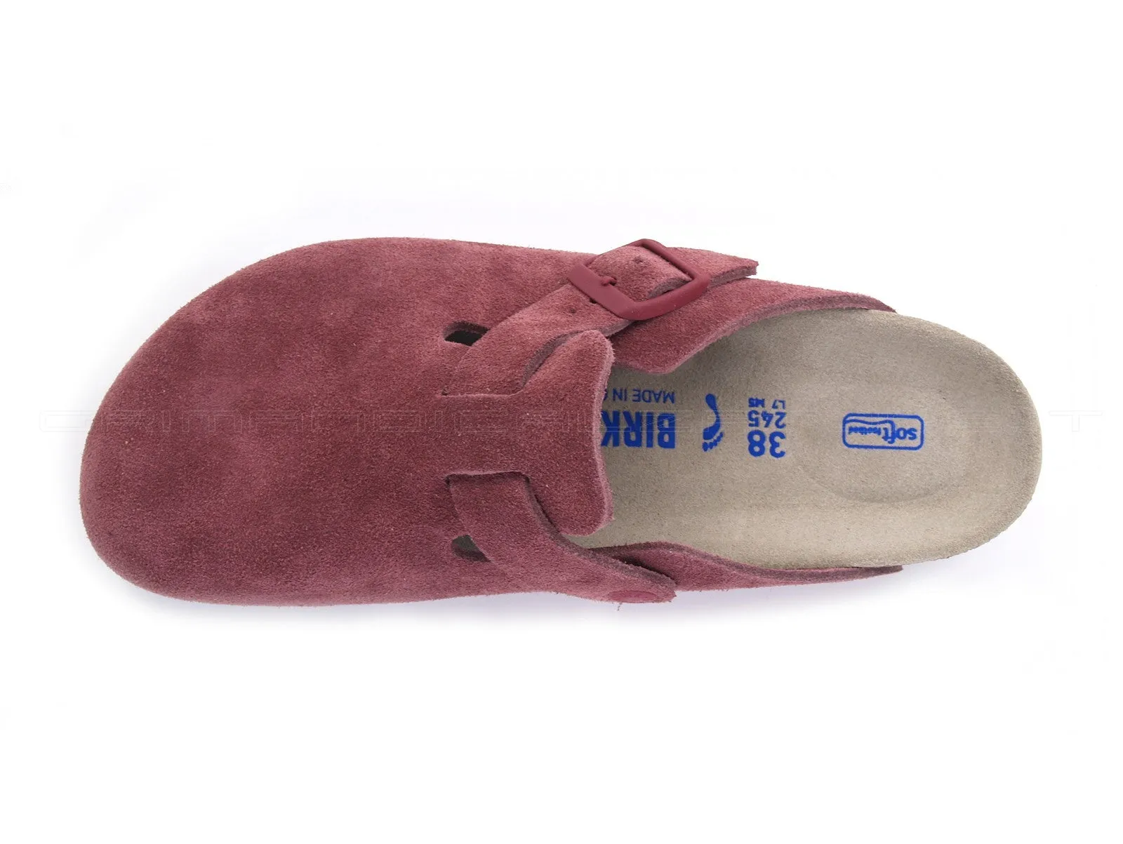 Birkenstock Boston sabot punta chiusa camoscio