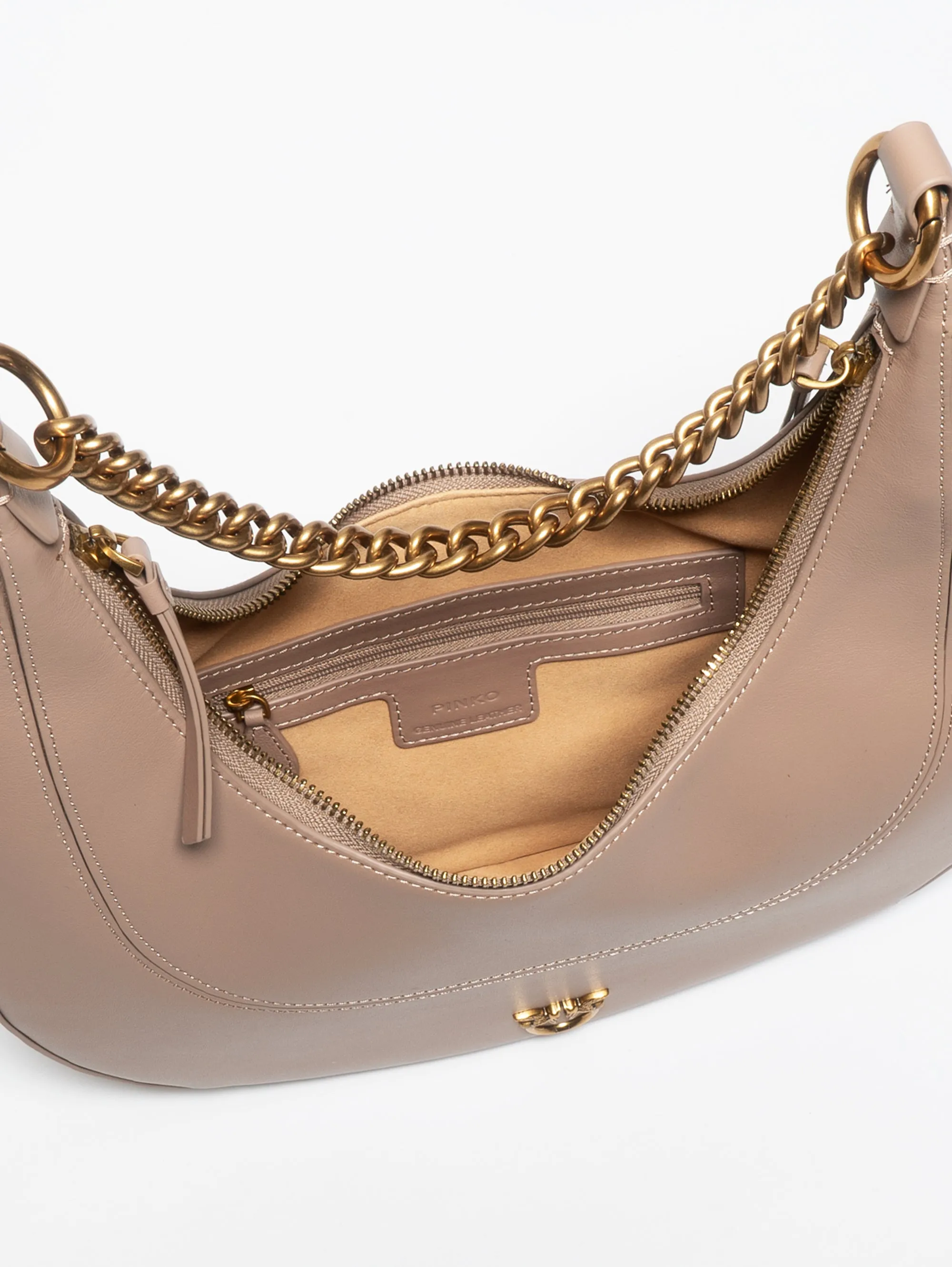 Borsa a Spalla Brioche Hobo Beige