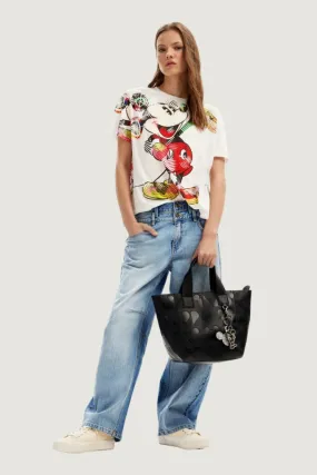 Borsa Desigual all mickey valdivia Nero