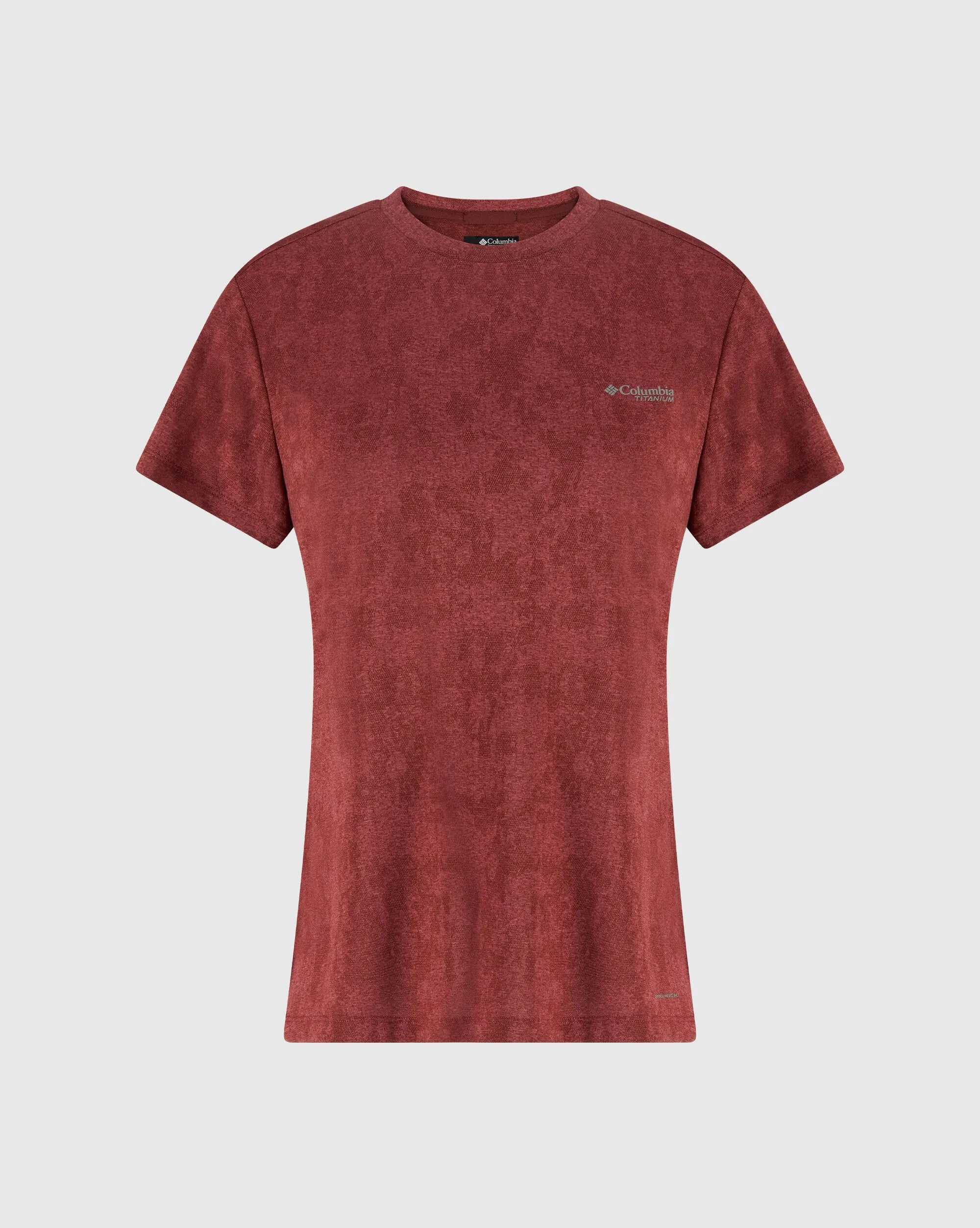 Columbia T-shirt tecnica Bluebird Canyon Rosso Donna