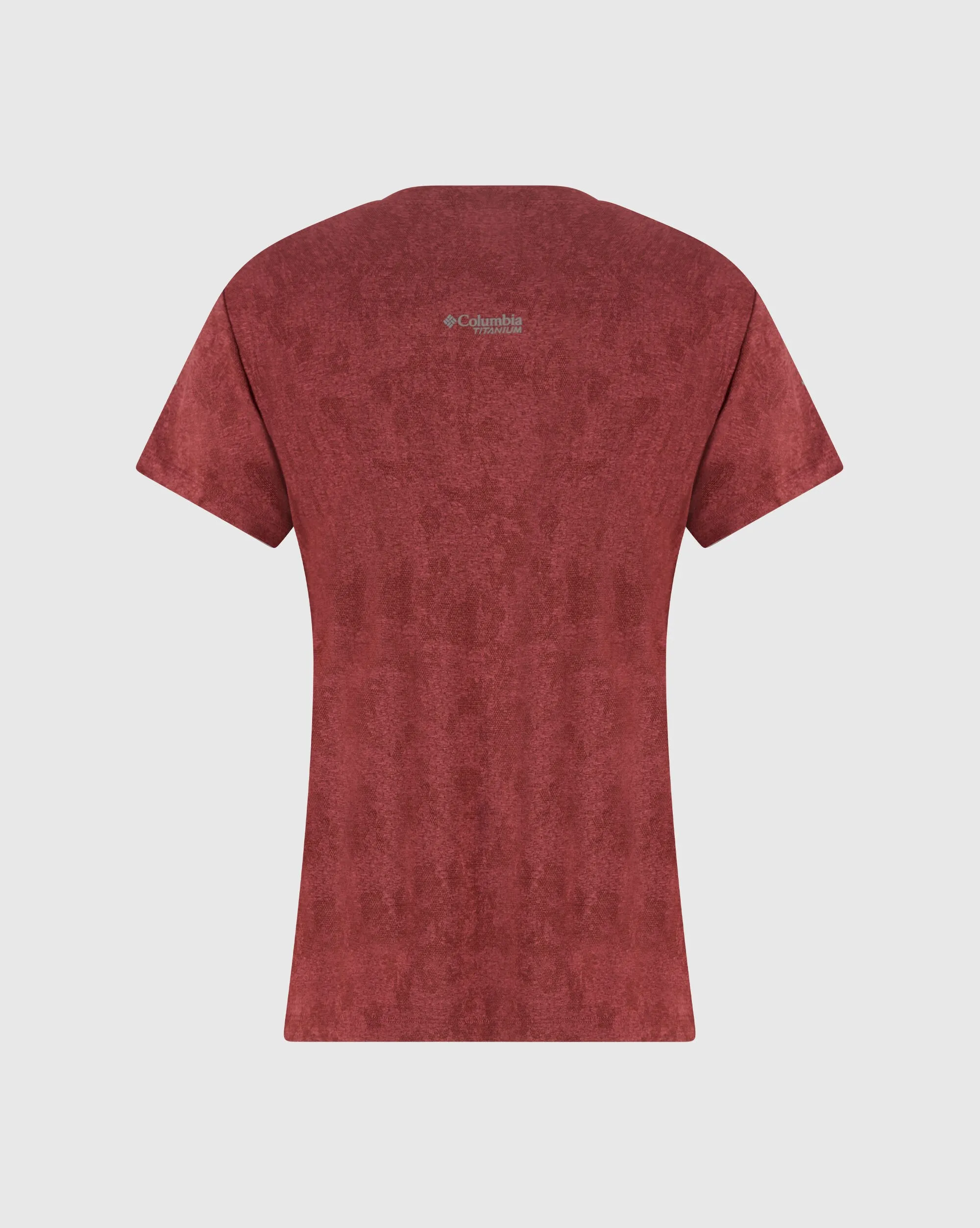 Columbia T-shirt tecnica Bluebird Canyon Rosso Donna