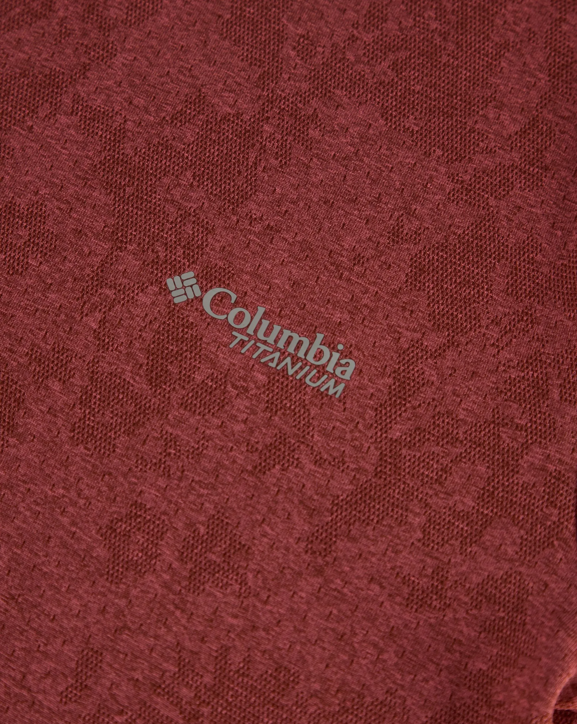 Columbia T-shirt tecnica Bluebird Canyon Rosso Donna