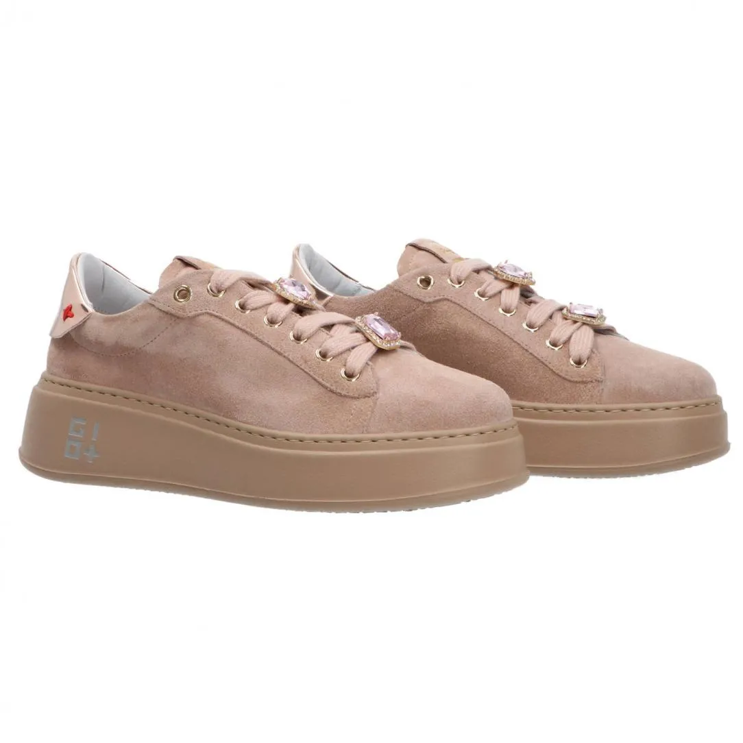 Combi Sahara suede Rosa