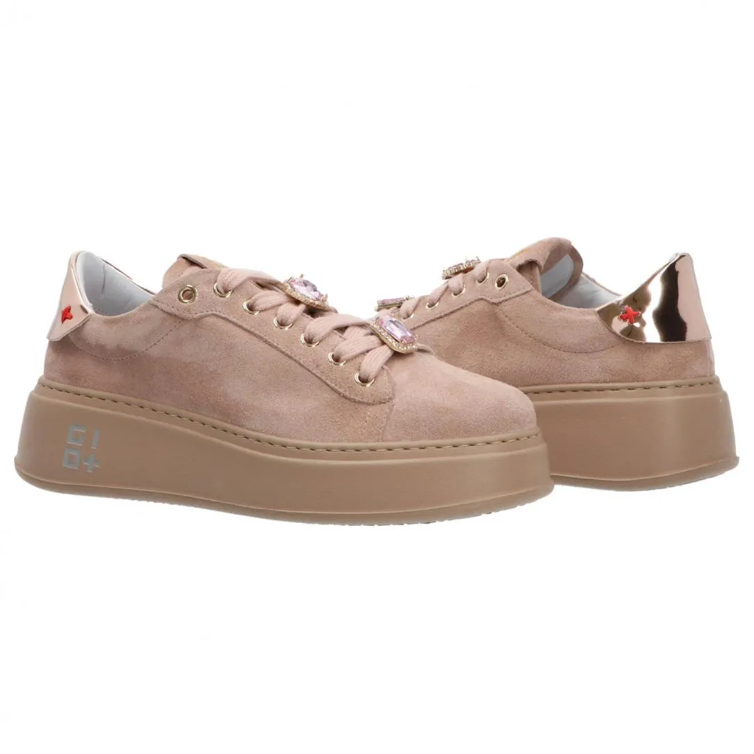 Combi Sahara suede Rosa