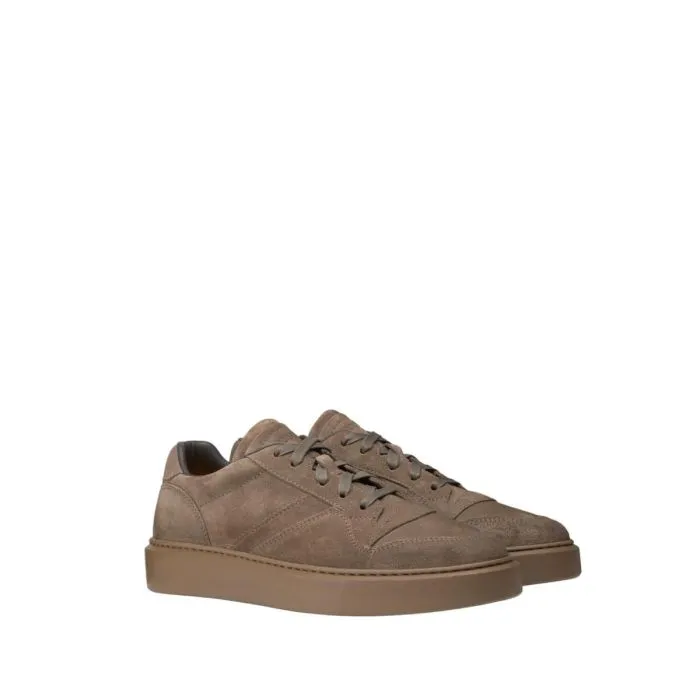 Doucal's Sneakers In Suede Caffe'