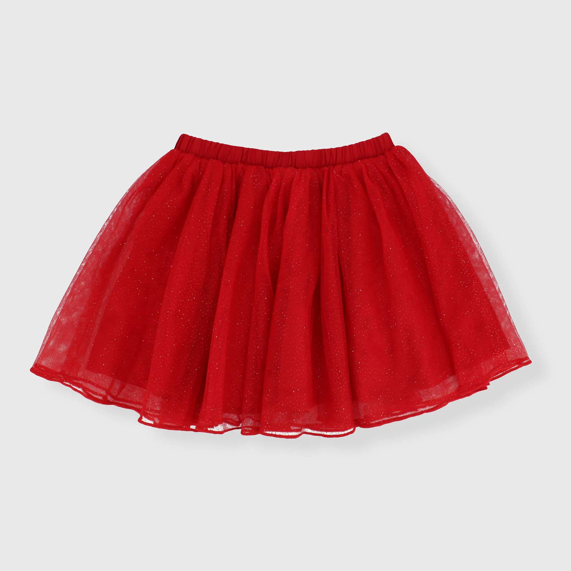 Gonna in tulle da bambina, ROSSO            