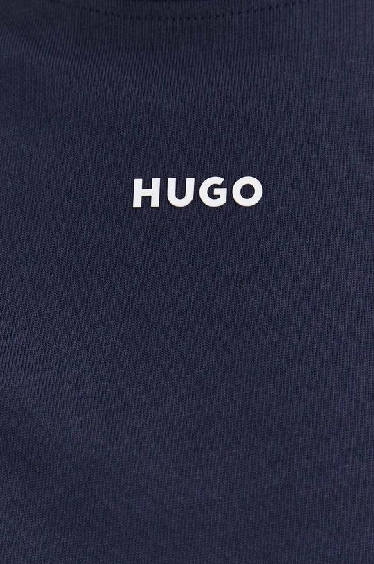 HUGO top a maniche lunghe in cotone