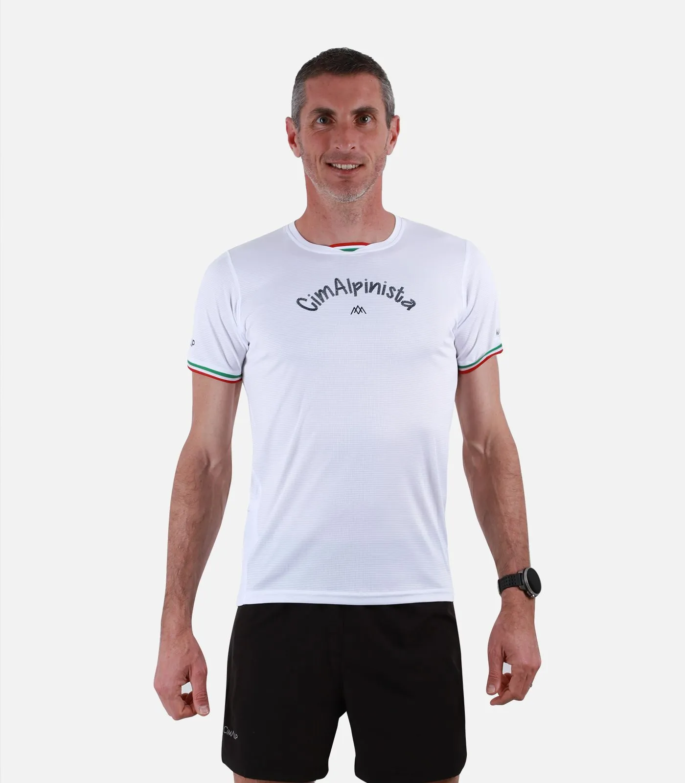 ITALIAN MONTAGNARD- Uomo T-shirt tecnica da Trail Running