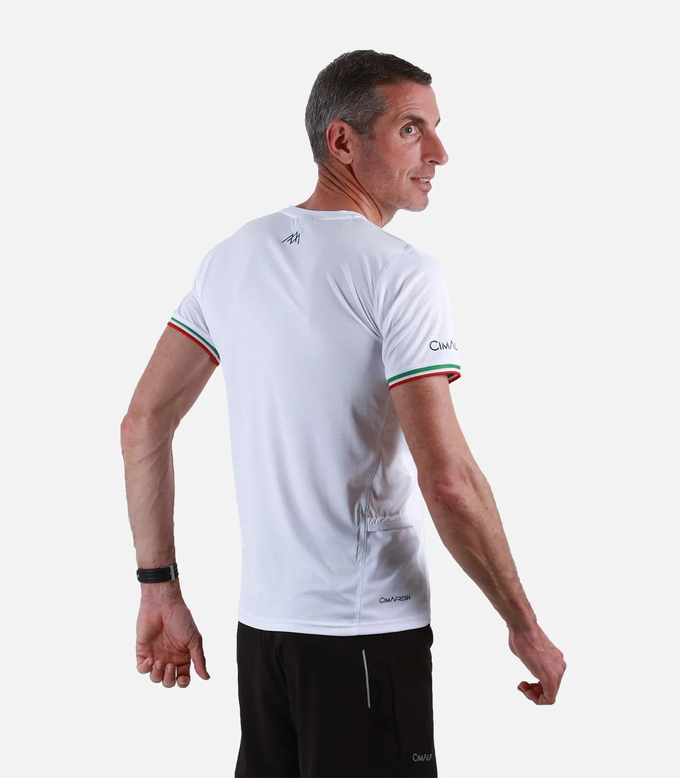 ITALIAN MONTAGNARD- Uomo T-shirt tecnica da Trail Running