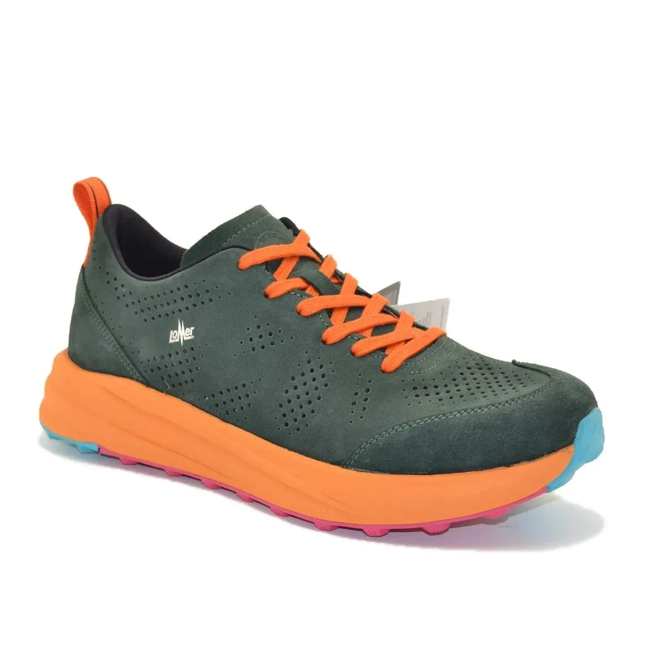 LOMER VITALITY FIT AIR Dark Green Scarpa urban trekking uomo estiva