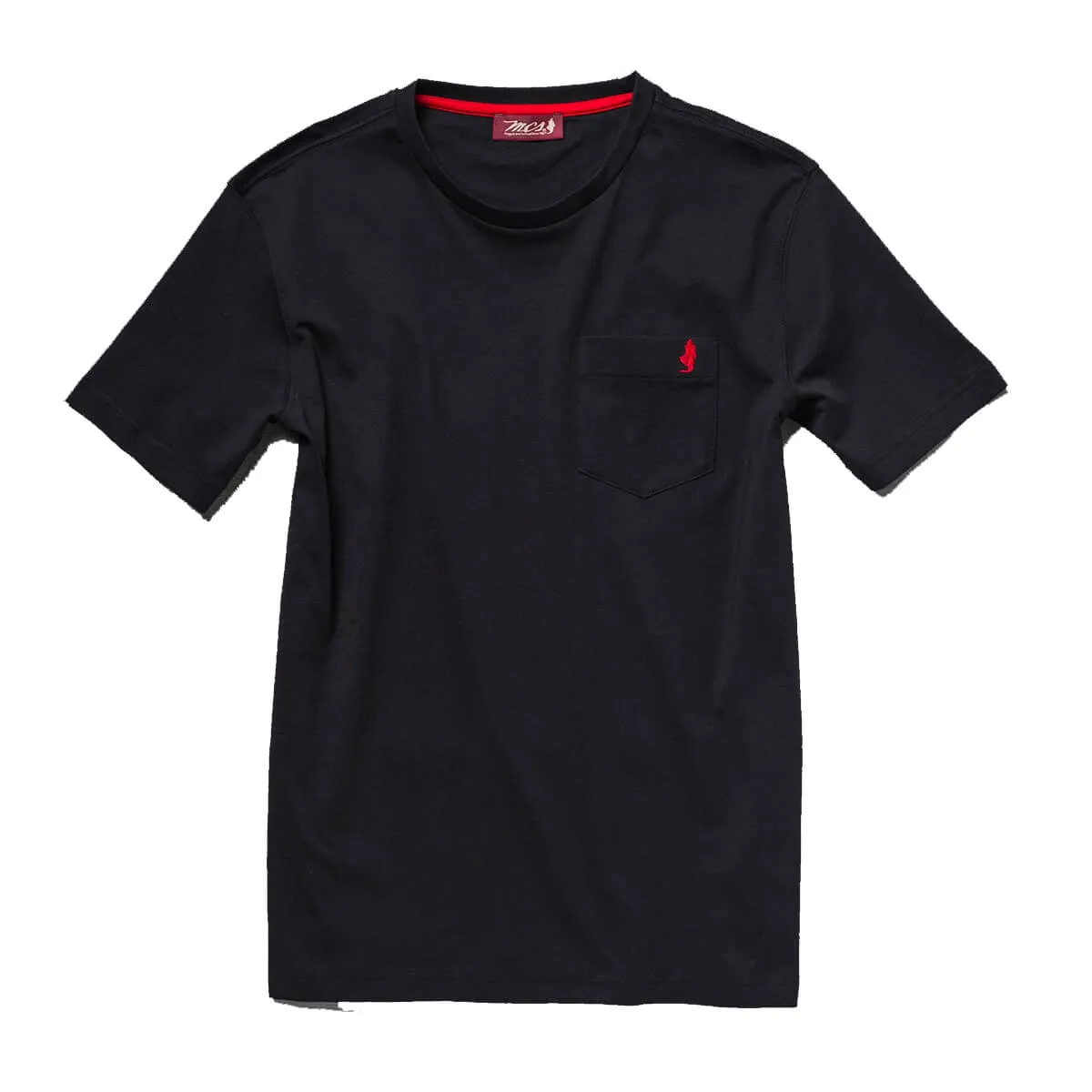 MCS t-shirt uomo con taschino colore nero