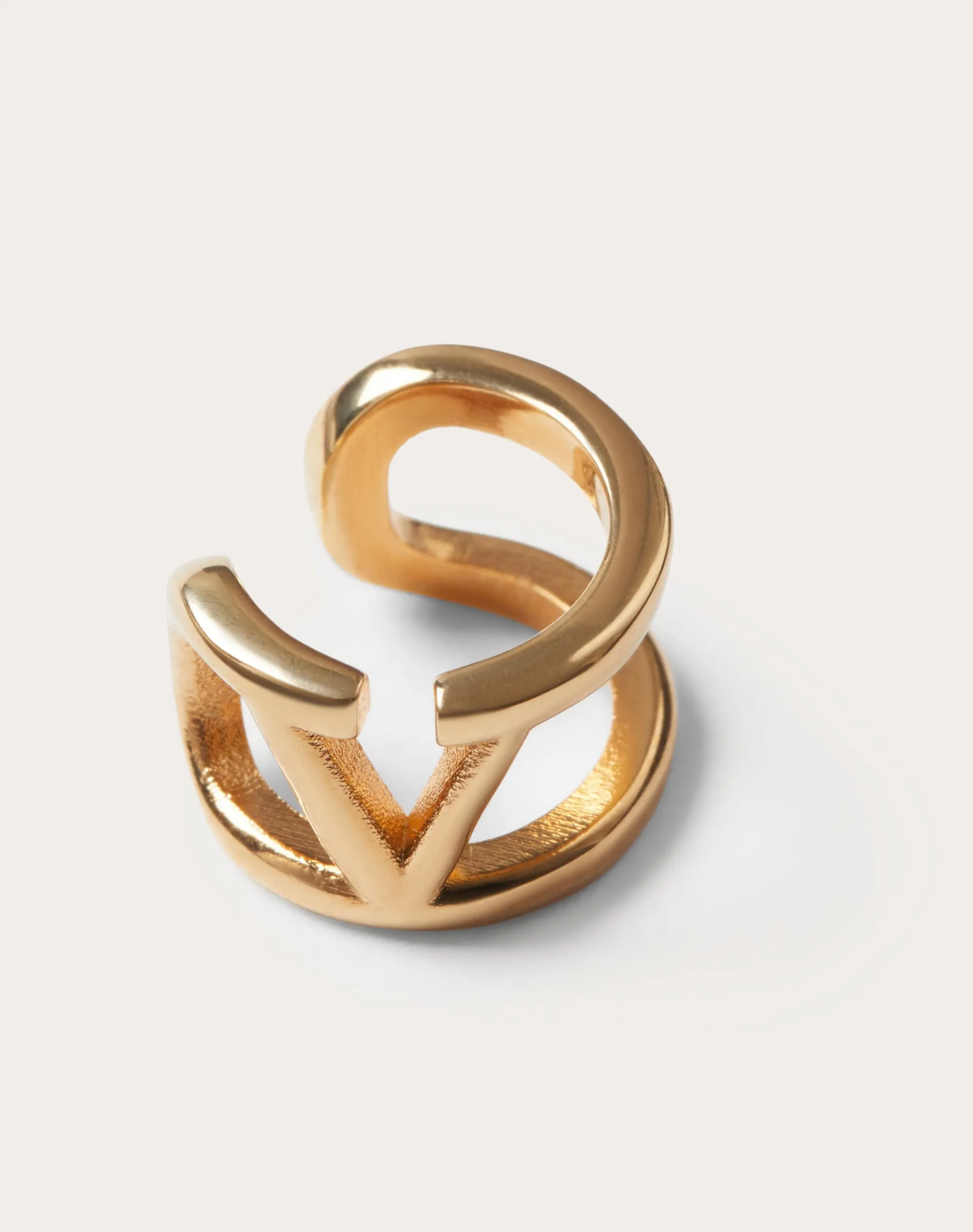 MONO EARCUFF VLOGO SIGNATURE IN METALLO