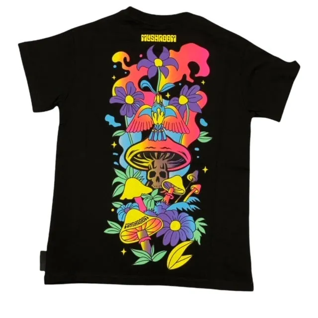 Mushroom T-shirt 19002-01 black