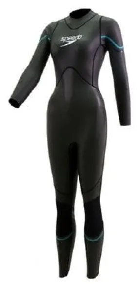 Muta Speedo OpenWater da donna in neoprene Nero Blu