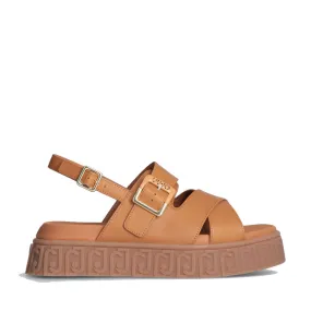 Sandali Donna LIU JO Lovely Sandal 01 in Pelle color Nocciola