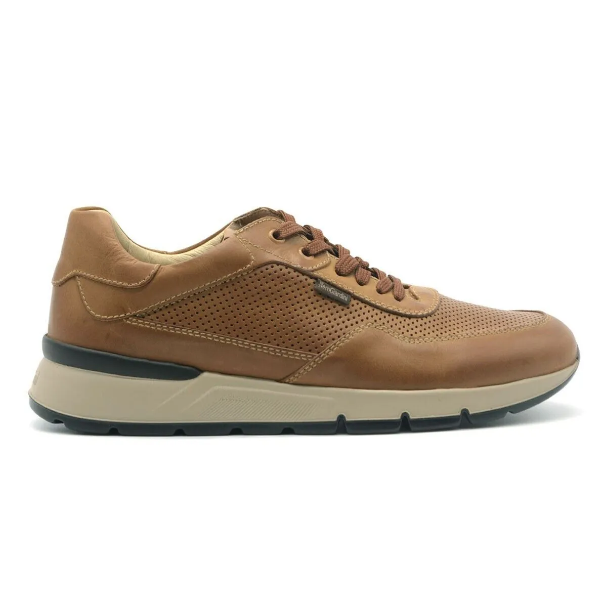 Scarpe da Uomo - NERO GIARDINI Art. E400193U 329 sneakers cognac casual