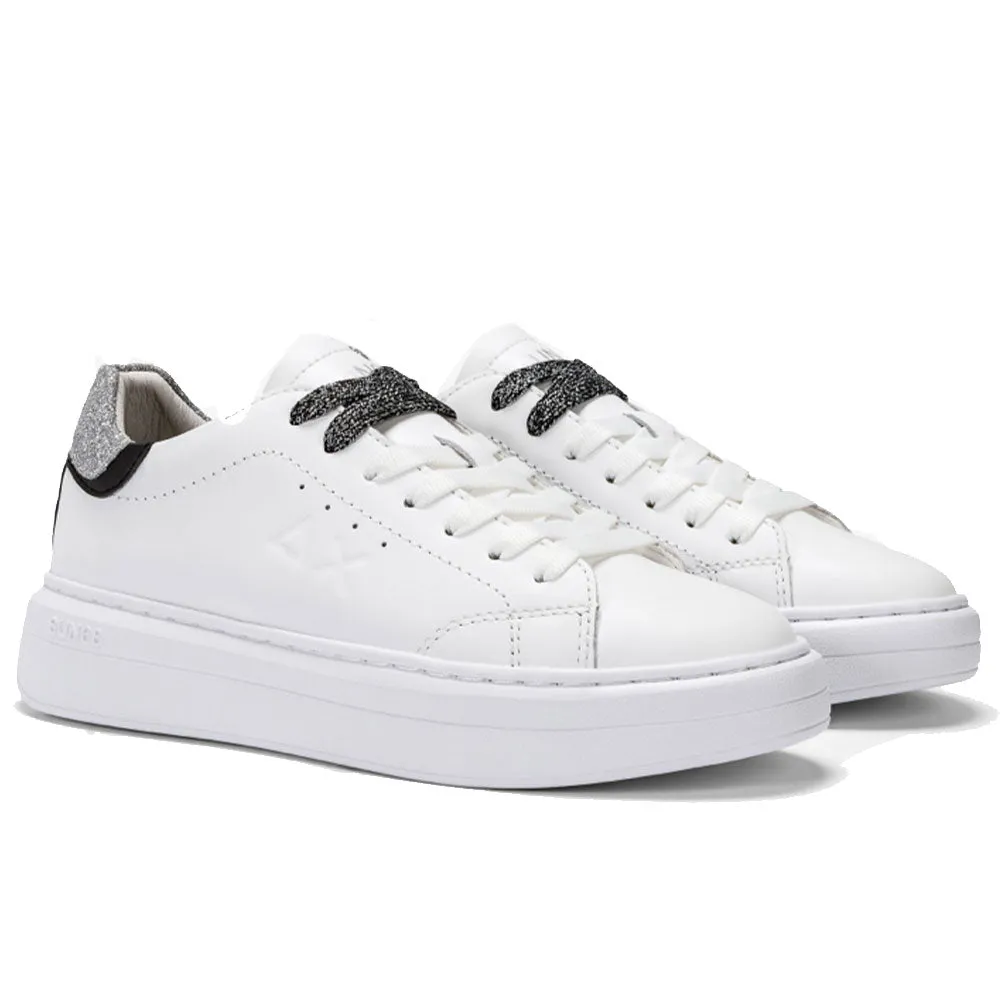 Scarpe Donna Sun68 Sneakers Grace Colore Bianco - Argento