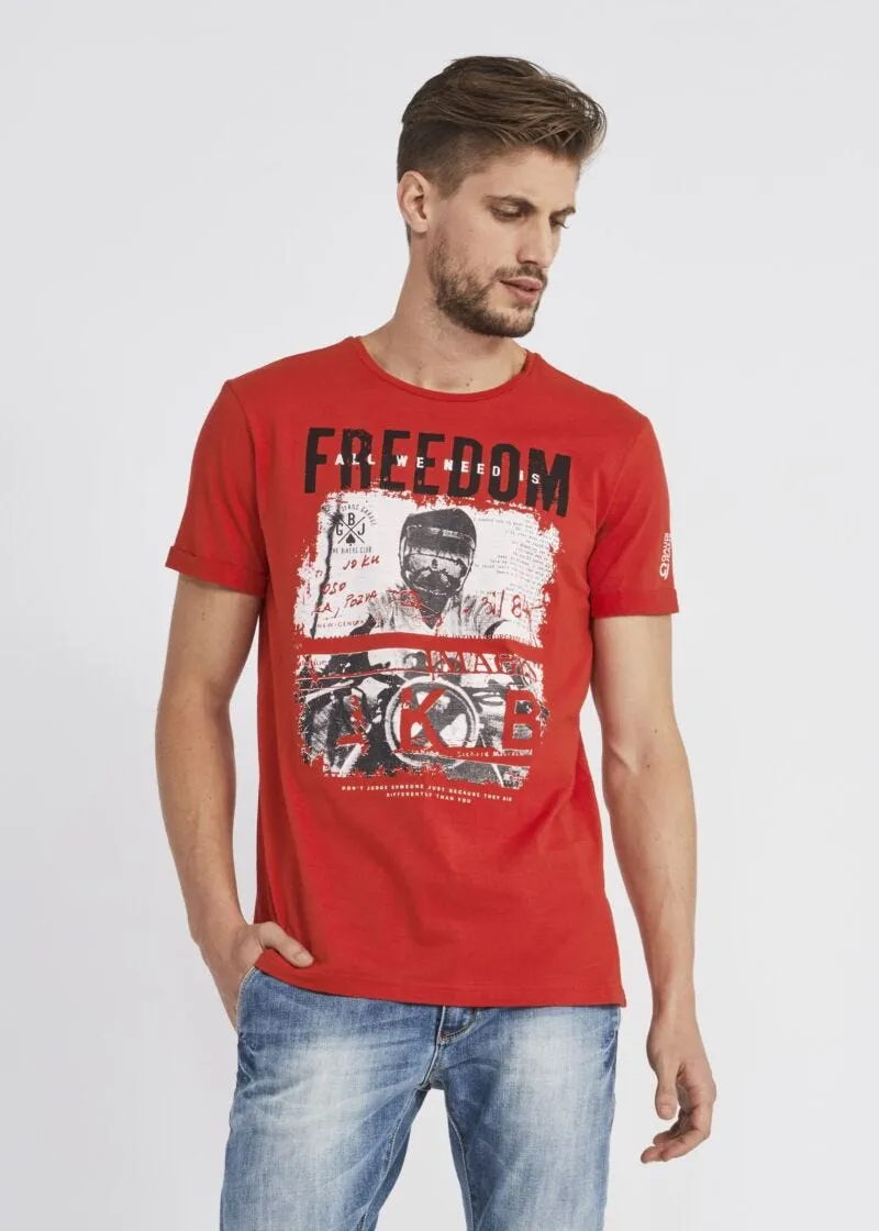 T-shirt con stampa fotografica