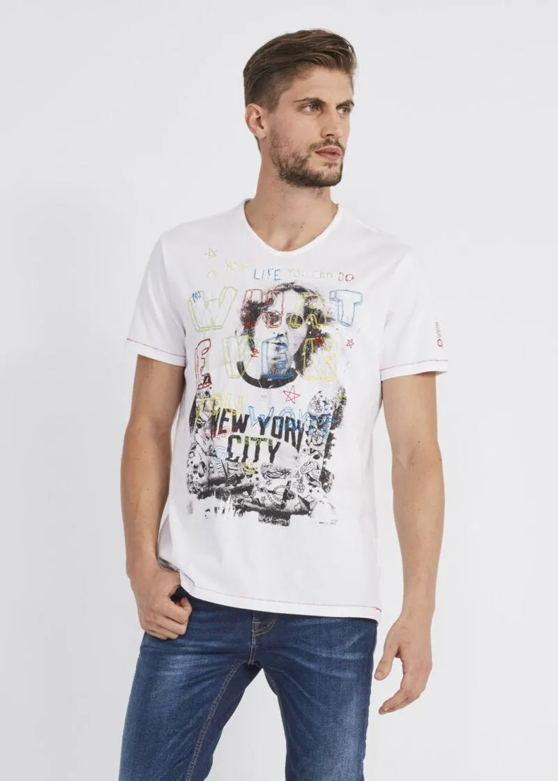 T-shirt con stampa Lennon