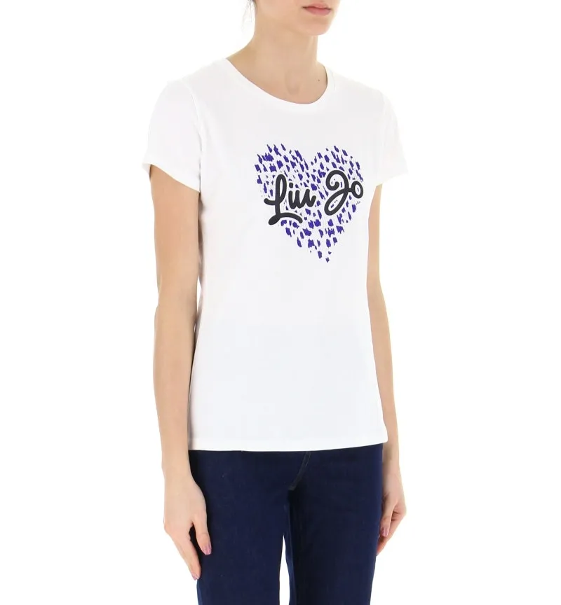 T-shirt con strass