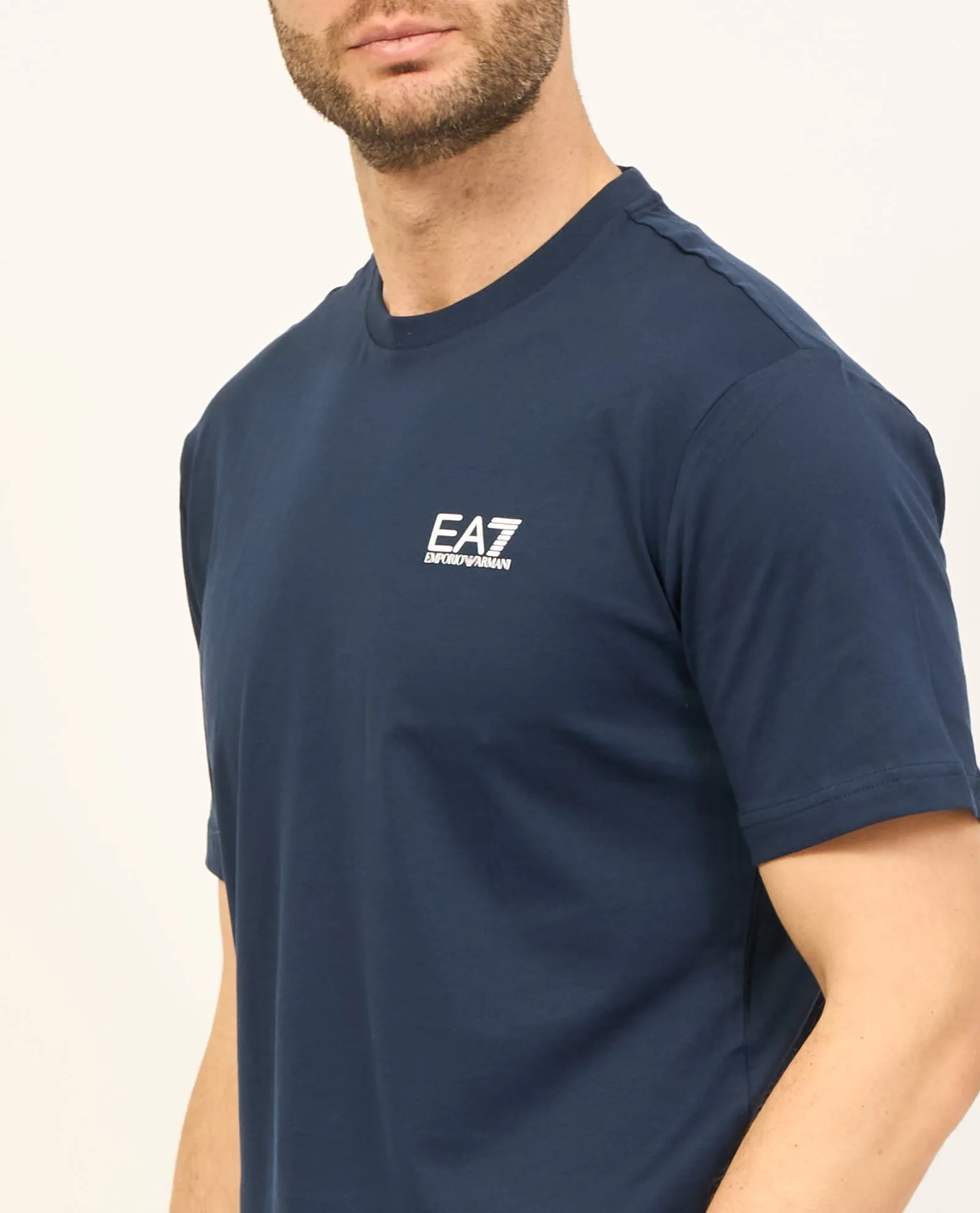 T-shirt girocollo EA7 Logo Series in cotone