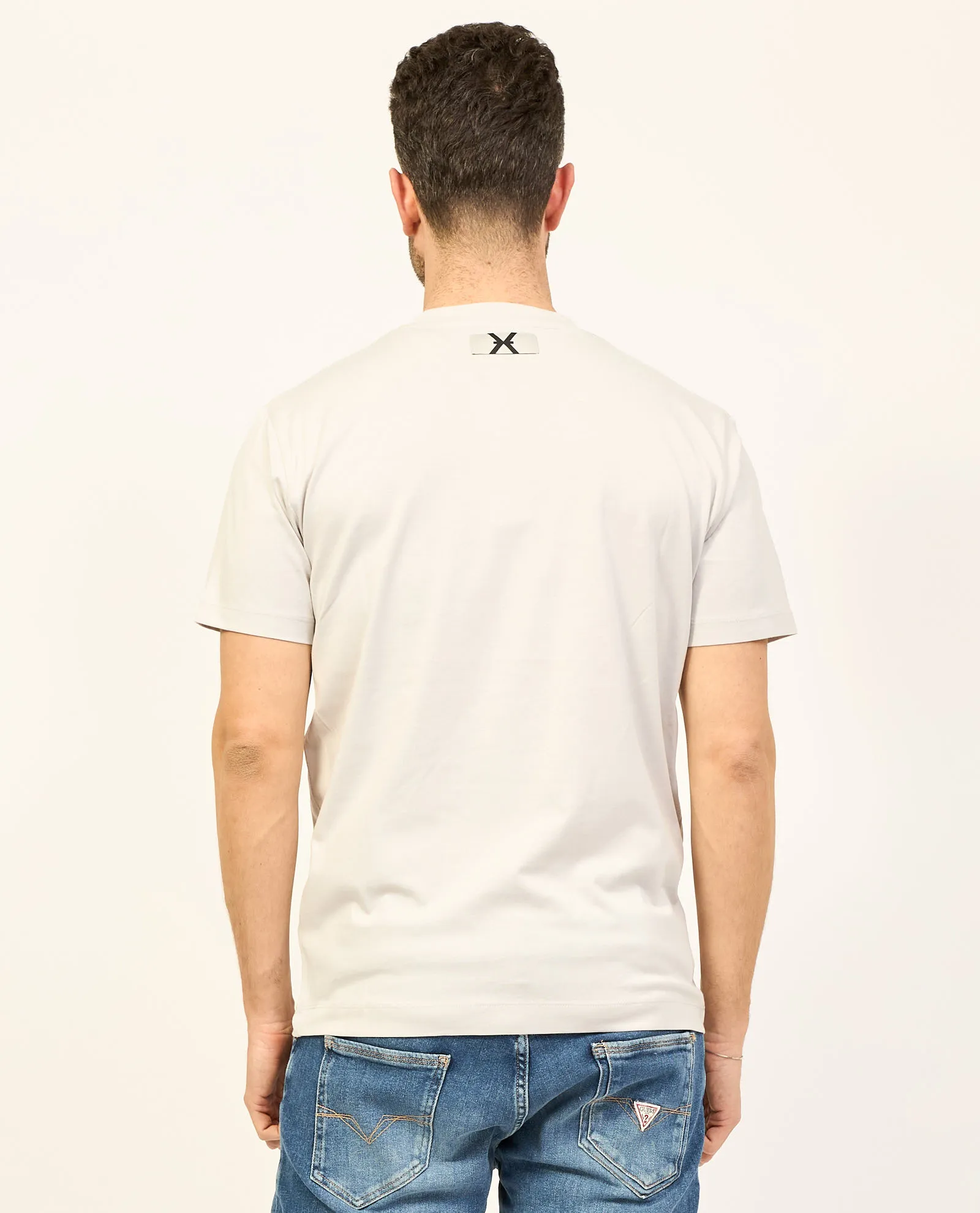 T-shirt girocollo Richmond con logo a contrasto