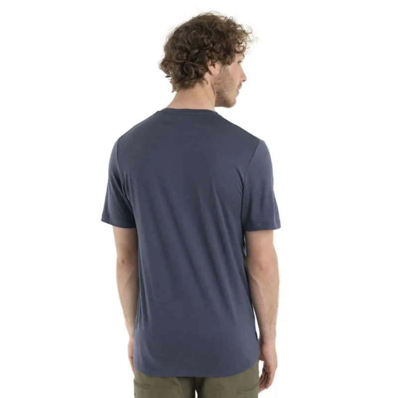 T-shirt tecnica da uomo Icebreaker Tech Lite II 150 Camp (Graphite)