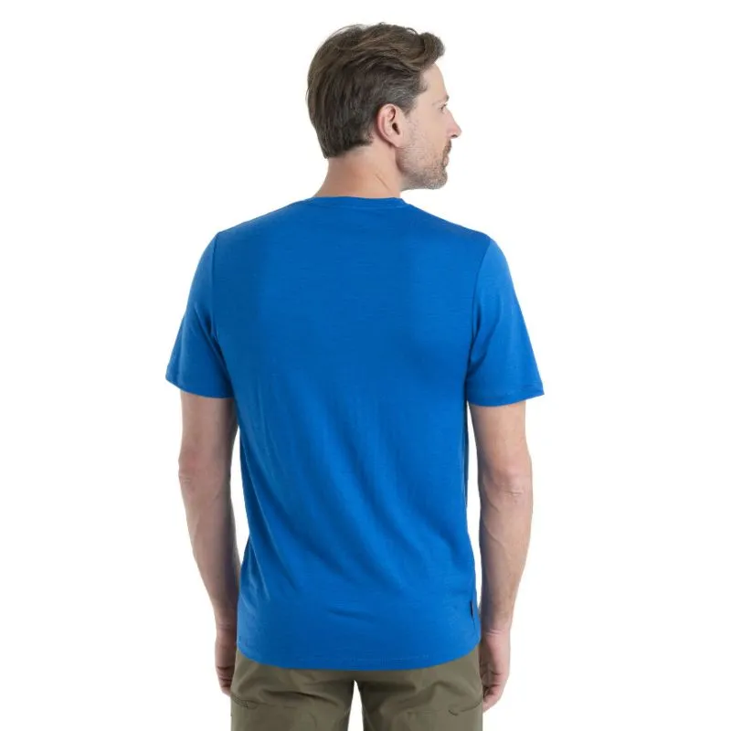 T-shirt tecnica da uomo Icebreaker Tech Lite II 150 (Lazurite)