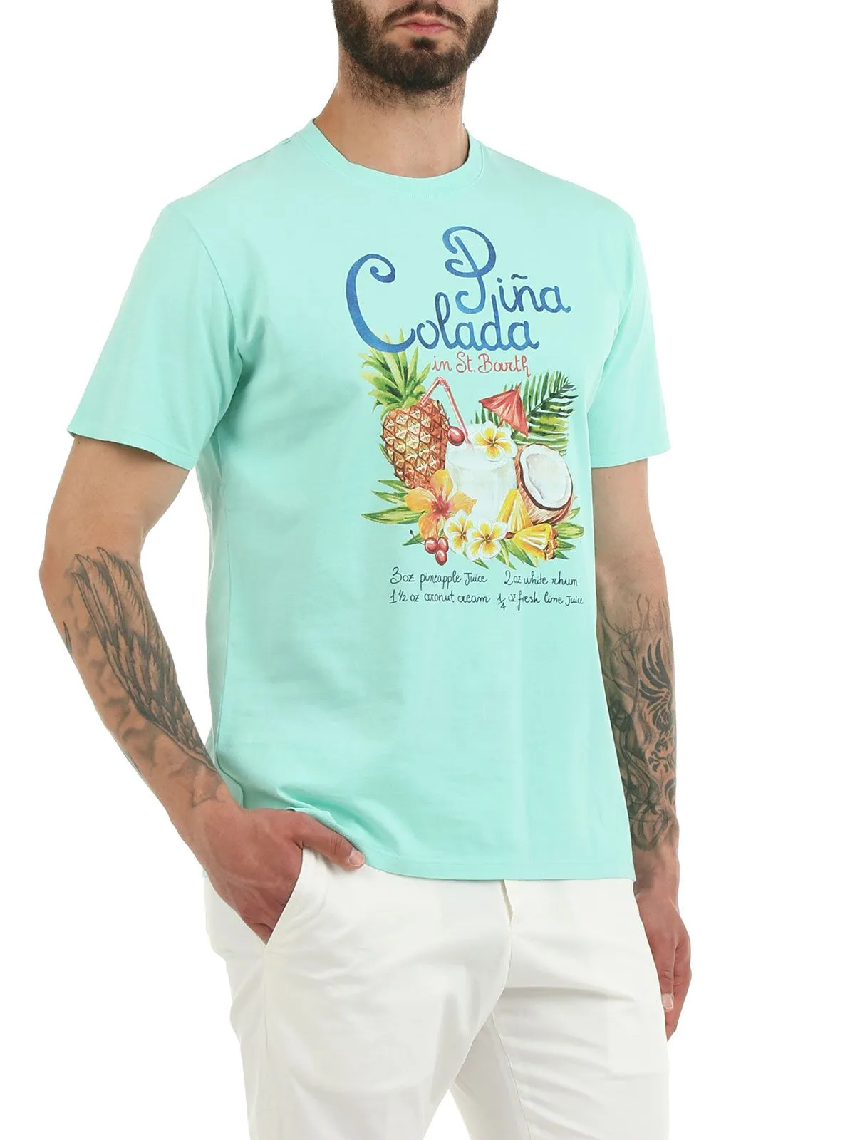 T-SHIRT VERDE IN COTONE