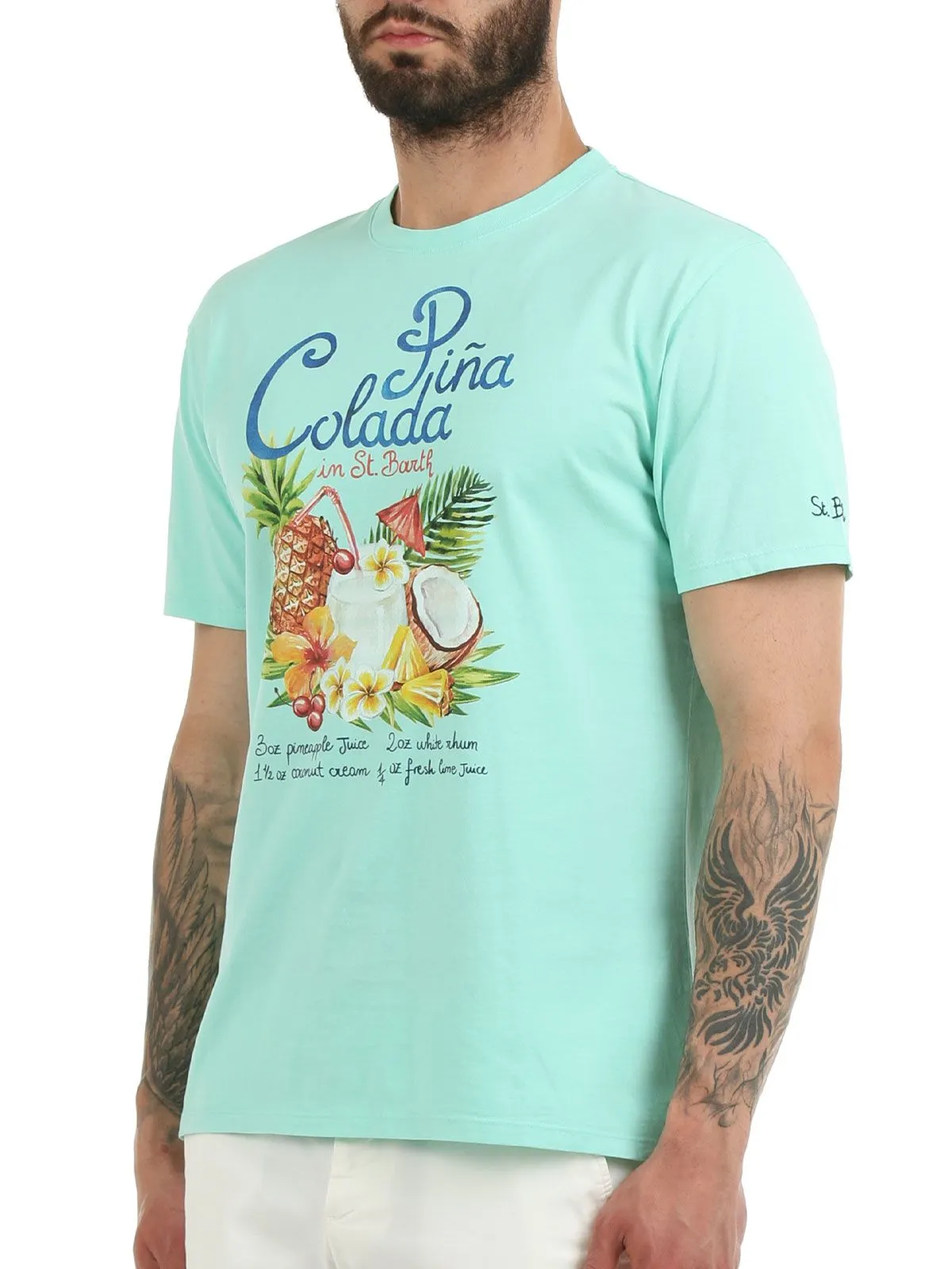 T-SHIRT VERDE IN COTONE